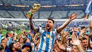 lionel messi তার প্রথম ফিফা world cup চ্যাম্পিয়নশিপ