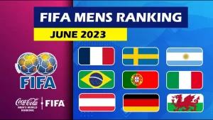 fifa ranking জুন ২০২৩