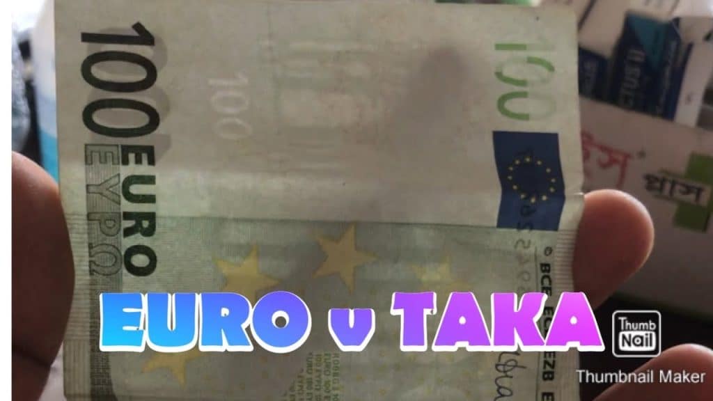 euro to taka