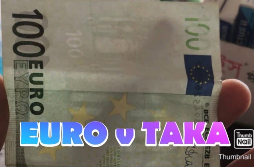 euro to taka